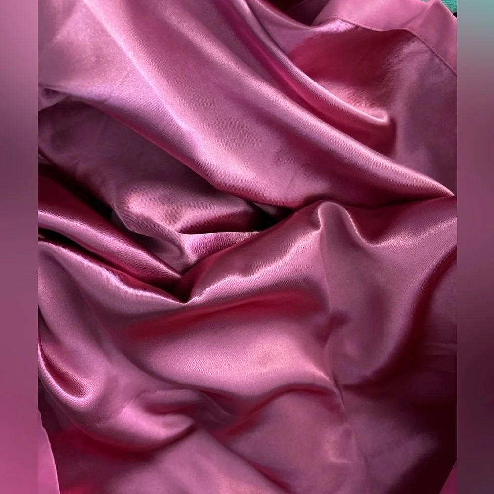 Pink Star Patterned Curtains 2 pieces